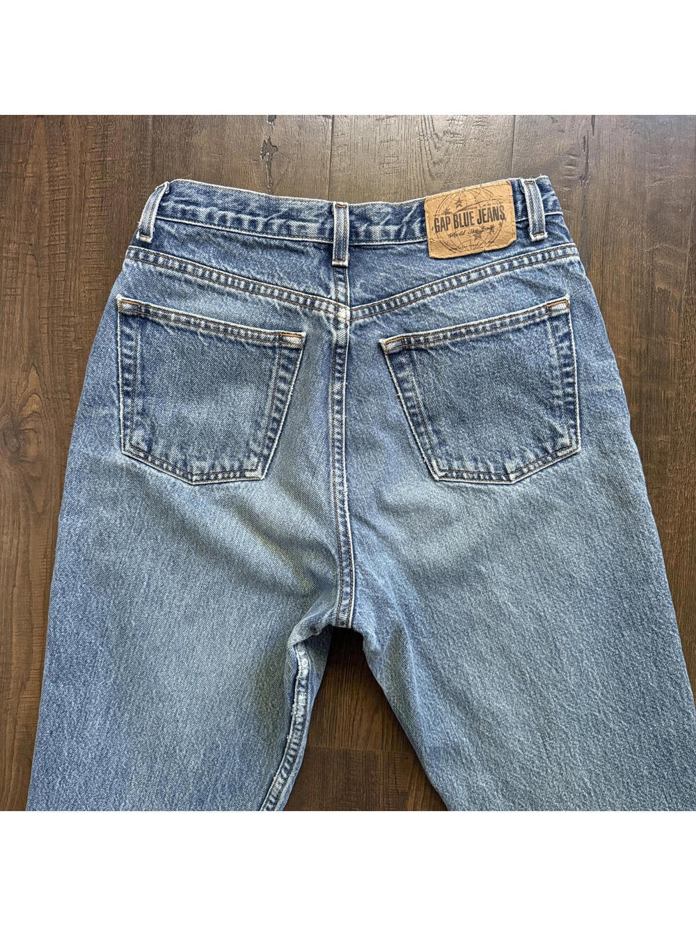 Vintage 90s Classic Gap Jeans 28x28 Women Cotton Light Wash Jeans